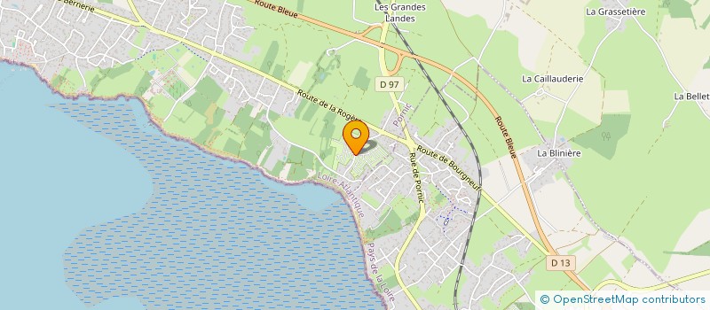 localisation de l'entreprise DEVILLAIRS-ODINGA  PORNIC