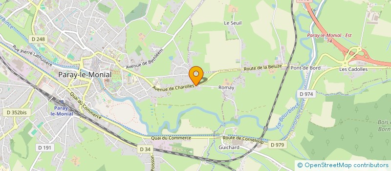 localisation de l'entreprise DEVILLARD DEVELOPPEMENT  PARAY-LE-MONIAL