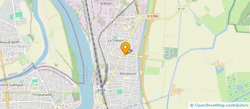 localisation de l'entreprise DEVILLE à ARLES