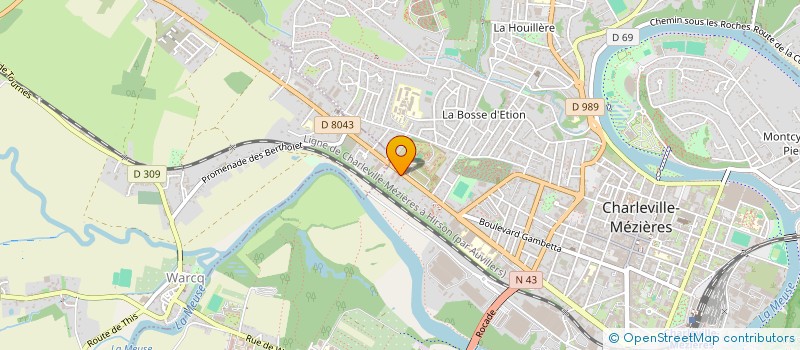 localisation de l'entreprise DEVILLE AUTOMOBILE à CHARLEVILLE-MEZIERES