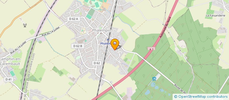 localisation de l'entreprise DEVILLE DUMESNIL  PHALEMPIN