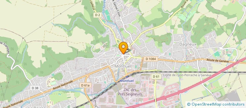 localisation de l'entreprise DEVILLE FUMAS à MONTLUEL