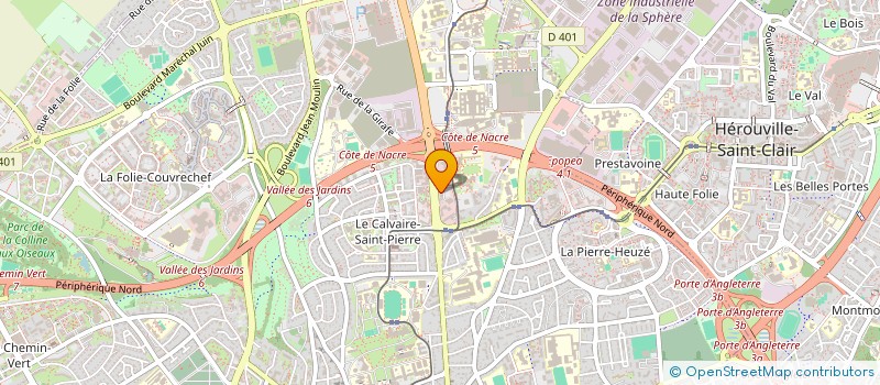 localisation de l'entreprise DEVILLE IMMO à CAEN