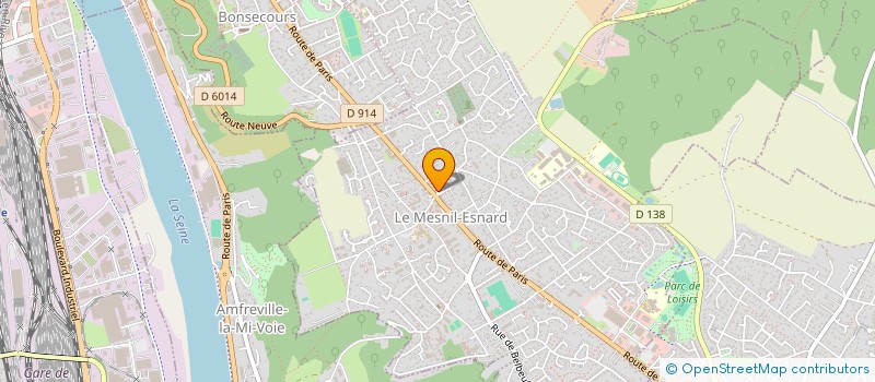 localisation de l'entreprise DEVILLE LES ROUEN  LE MESNIL-ESNARD