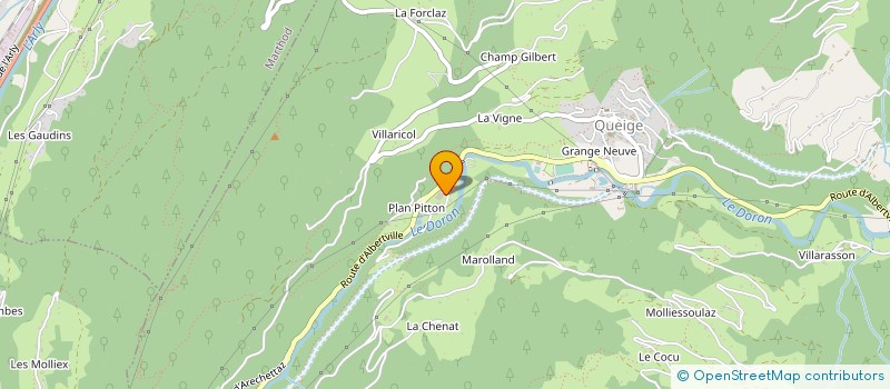 localisation de l'entreprise DEVILLE PERE ET FILS  QUEIGE