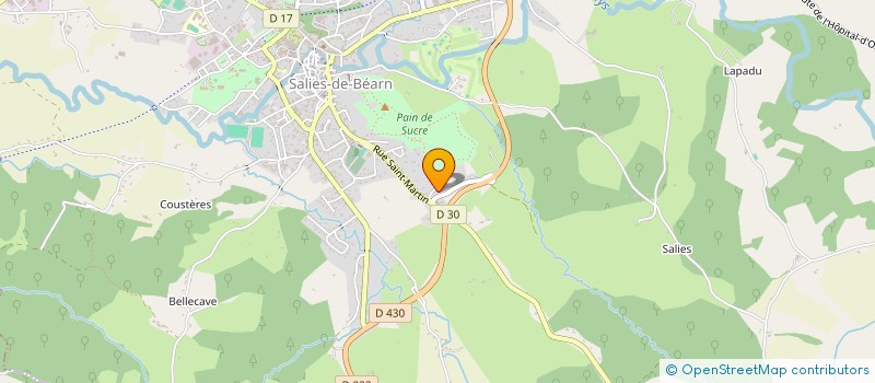 localisation de l'entreprise DEVILLERS IMMOBILIER  SALIES-DE-BEARN