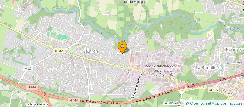 localisation de l'entreprise DEVIMMO à SAUTRON