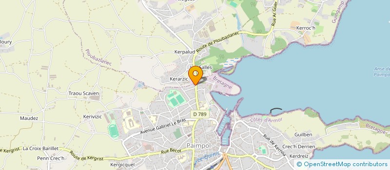 localisation de l'entreprise DEVIMMO  PAIMPOL