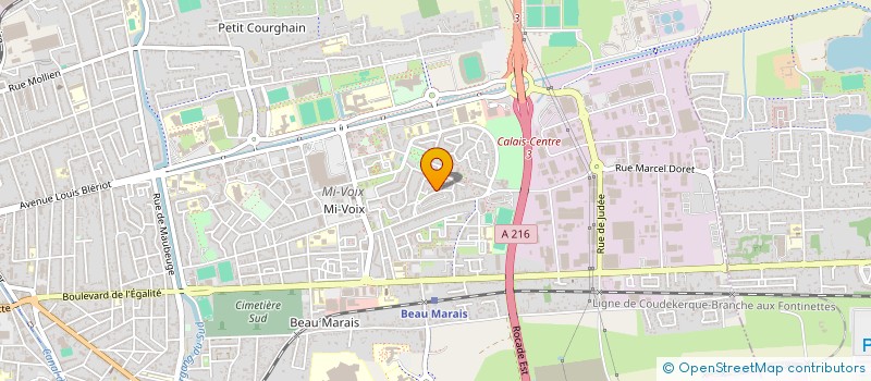 localisation de l'entreprise DEVIN MANAGEMENT ET PARTICIPATIONS  CALAIS