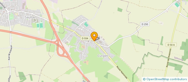 localisation de l'entreprise DEVIN PATRIMOINE  CURGIES