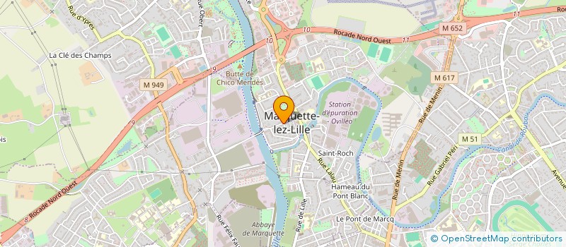 localisation de l'entreprise DEVIN TIRTAINE  MARQUETTE-LEZ-LILLE