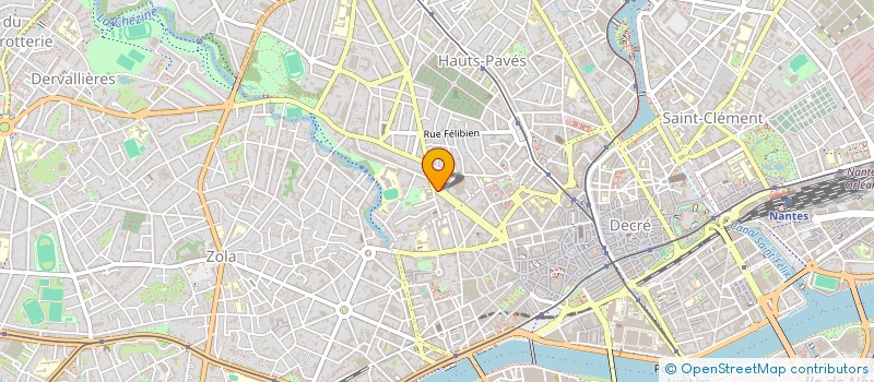 localisation de l'entreprise DEVINA à NANTES