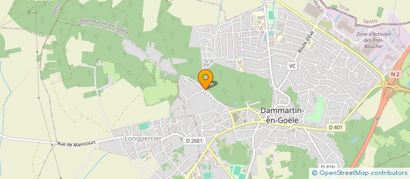 localisation de l'entreprise DEVINATHAN  DAMMARTIN-EN-GOELE