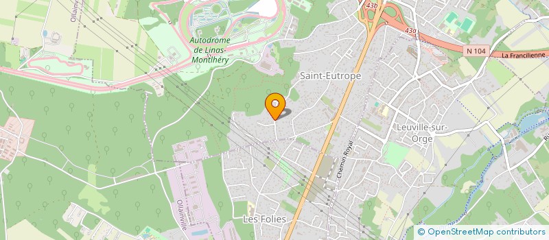 localisation de l'entreprise DEVINCI à LINAS