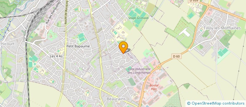localisation de l'entreprise DEVINCRE DIFFUSION DISTRIBUTION à ARRAS