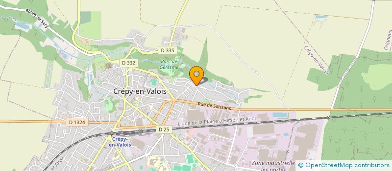 localisation de l'entreprise DEVINE  CREPY-EN-VALOIS