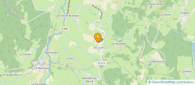 localisation de l'entreprise DEVINETTE  NAVOUR-SUR-GROSNE