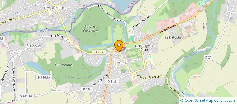 localisation de l'entreprise DEVINGT FAMILY à ANET