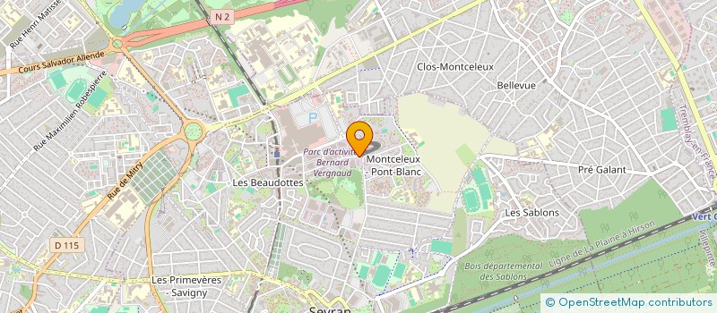 localisation de l'entreprise DEVINOV à SEVRAN