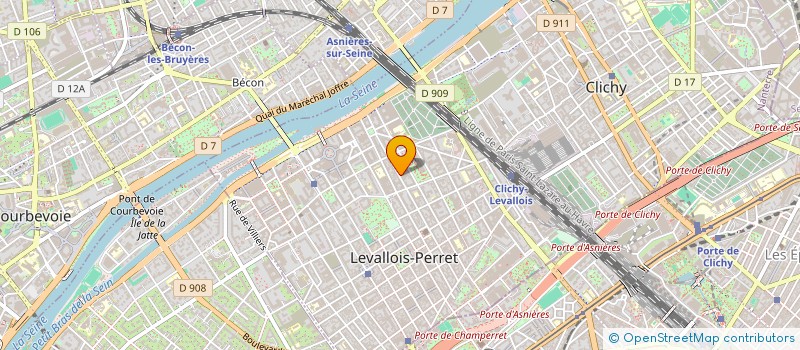 localisation de l'entreprise DEVINVEST à LEVALLOIS-PERRET