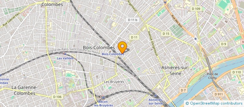 localisation de l'entreprise DEVIPRO à ASNIERES-SUR-SEINE