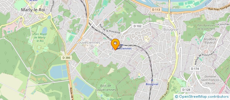 localisation de l'entreprise DEVIRAS  LOUVECIENNES