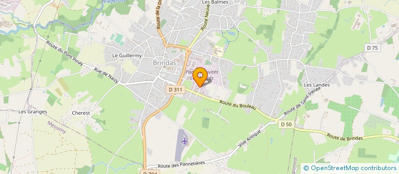 localisation de l'entreprise DEVIRIEUX S A R L à BRINDAS