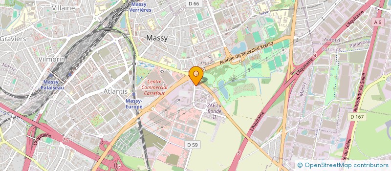 localisation de l'entreprise DEVISE DT  MASSY