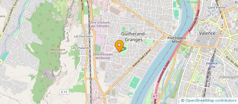 localisation de l'entreprise DEVISE SUBDIVISION  GUILHERAND-GRANGES