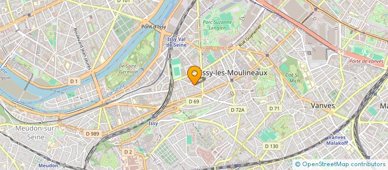 localisation de l'entreprise DEVISME à ISSY-LES-MOULINEAUX