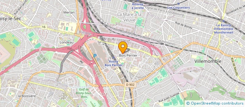 localisation de l'entreprise DEVISPORT à ROSNY-SOUS-BOIS