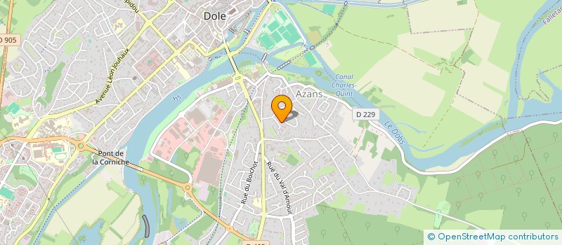 localisation de l'entreprise DEVISSE à DOLE