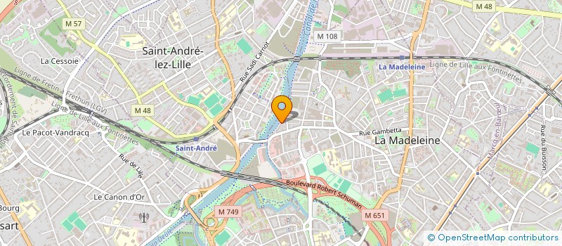 localisation de l'entreprise DEVISTA à LA MADELEINE