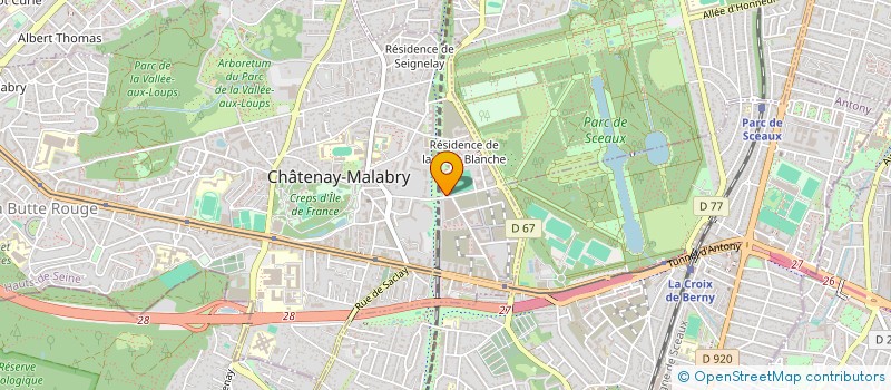 localisation de l'entreprise DEVITHO  CHATENAY-MALABRY