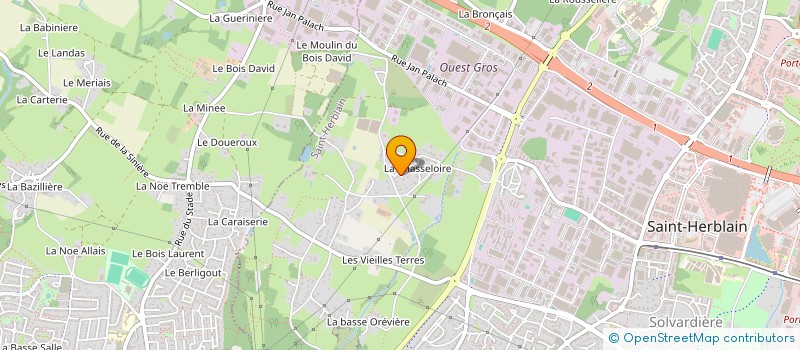 localisation de l'entreprise DEVIUS à SAINT-HERBLAIN