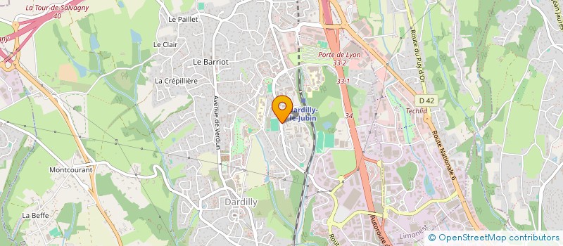 localisation de l'entreprise DEVKO à DARDILLY