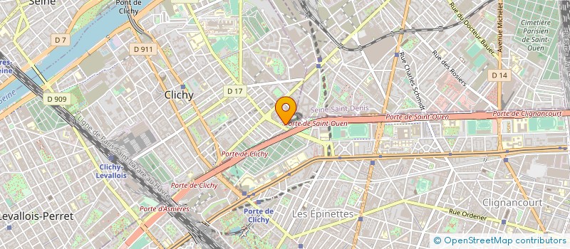 localisation de l'entreprise DEVLEVEL à CLICHY