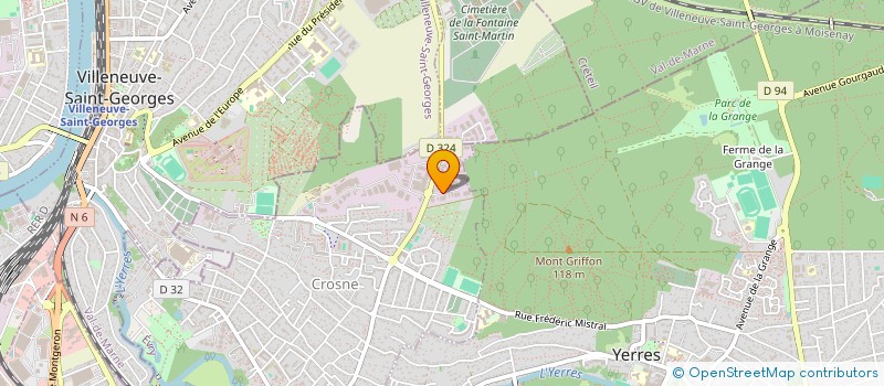 localisation de l'entreprise DEVLION à CROSNE