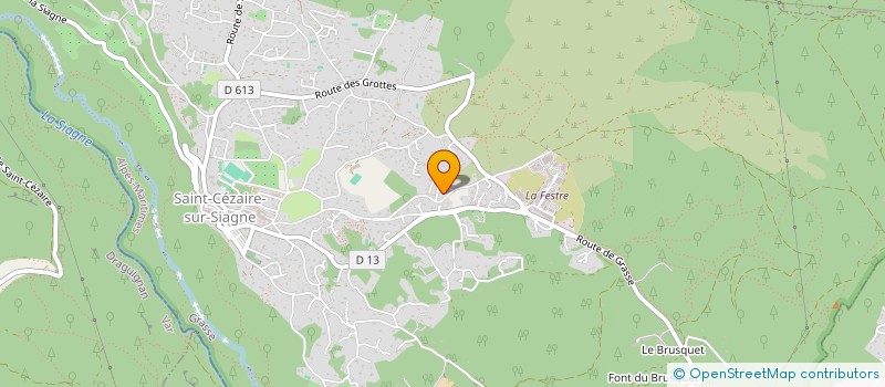 localisation de l'entreprise DEVLOP'IT à SAINT-CEZAIRE-SUR-SIAGNE