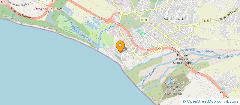 localisation de l'entreprise DEVLOP NOUT KARTIER ENSEMB à SAINT-LOUIS
