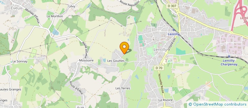 localisation de l'entreprise DEVNET MRJ  LENTILLY