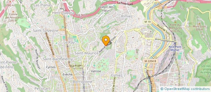 localisation de l'entreprise DEVNETINFO à NICE