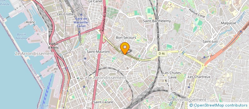 localisation de l'entreprise DEVO'NET à MARSEILLE