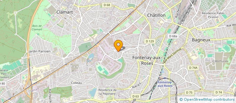 localisation de l'entreprise DEVOFAST  FONTENAY-AUX-ROSES