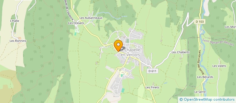 localisation de l'entreprise DEVOLDERE à LA CHAPELLE-EN-VERCORS