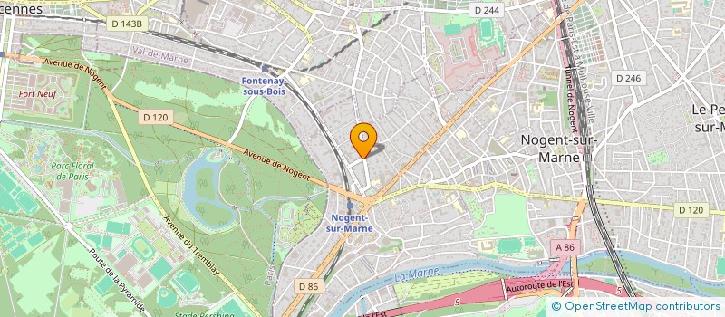localisation de l'entreprise DEVOLU  NOGENT-SUR-MARNE