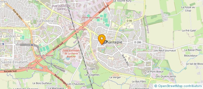 localisation de l'entreprise DEVOPTIMA  CHANTEPIE