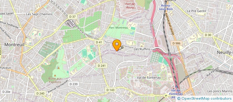 localisation de l'entreprise DEVOS à MONTREUIL