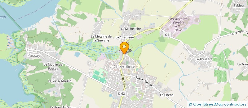 localisation de l'entreprise DEVOS INVESTMENT  LA CHEVROLIERE