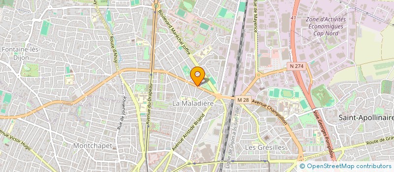 localisation de l'entreprise DEVOSGE49 à DIJON